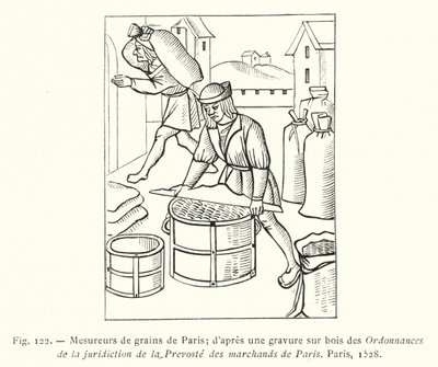 Paris Tahıl Ölçerler; Ordannances de la Jurisdiction de la Prevoste des Marchands de Paris, Paris