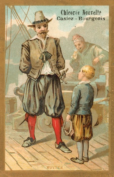 Michiel de Ruyter, Hollandalı amiral (kromolitograf) by French School