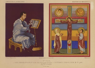 9. Yüzyıla ait tezhipli el yazmalarından minyatürler (chromolitho) by French School