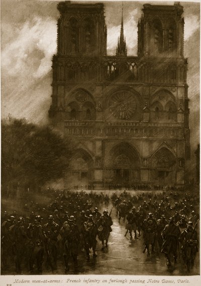 Modern Silahlı Kuvvetler: Fransız piyadeleri Notre Dame