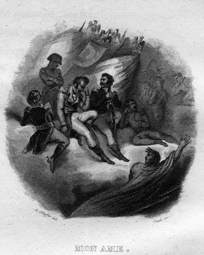 Mon soul Chanson de Beranger, Fransız şair ve söz yazarı Pierre Jean de Beranger (1780-1857) tarafından “Oeuvres tamamlandı” (1834) adlı eserinde. by French School