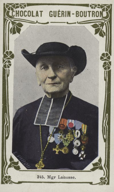 Monsenyör Lanusse (renkli fotoğraf) by French School