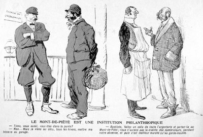 Mont-de-Piété hayırsever bir kurumdur - 03/06/1905 tarihli “Tereyağı Tabağı”nda by French School