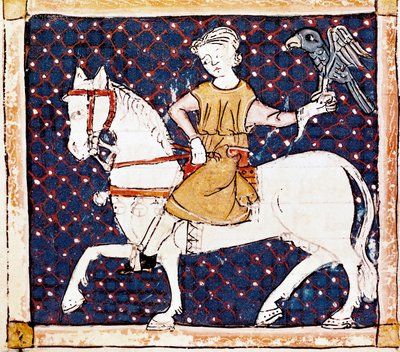 Nisan Ayı: Falconer by French School