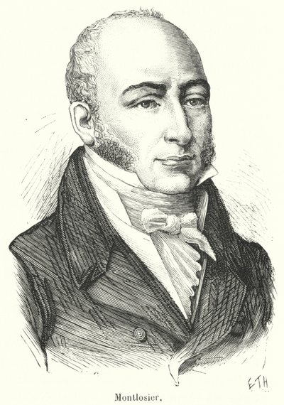 Montlosier (gravür) by French School