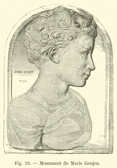 Marie Goujon anıtı by French School