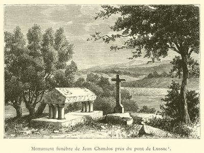 Lussac köprüsü yakınında Jean Chandos