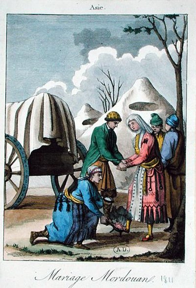 Mordvin Düğünü by French School