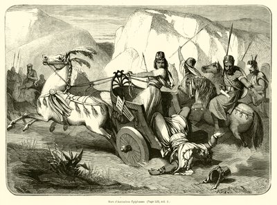 Mort de Antiochus Epiphanes (gravür) by French School