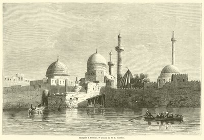 Mosquee a Mossoul (gravür) by French School
