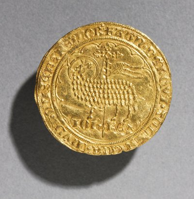 Mouton d"Or Fransa Kralı Jean le Bon by French School