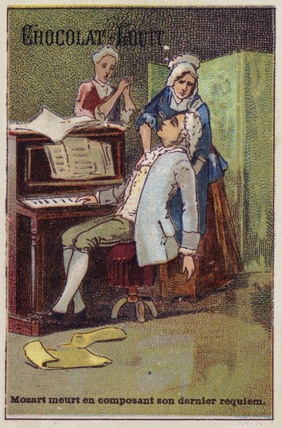Mozart son ağıtını yazarken öldü by French School
