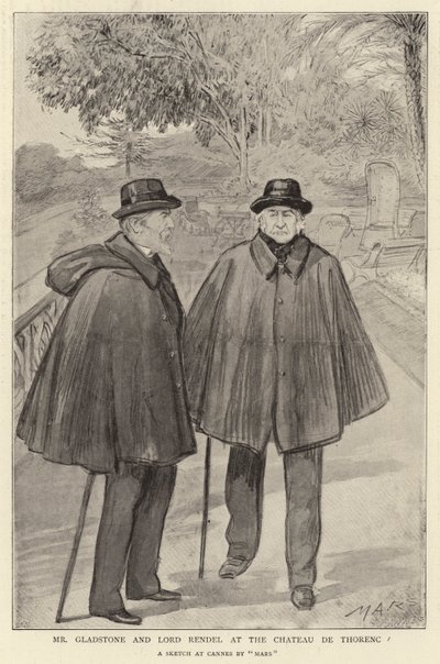 Bay Gladstone ve Lord Rendel, Chateau de Thorenc