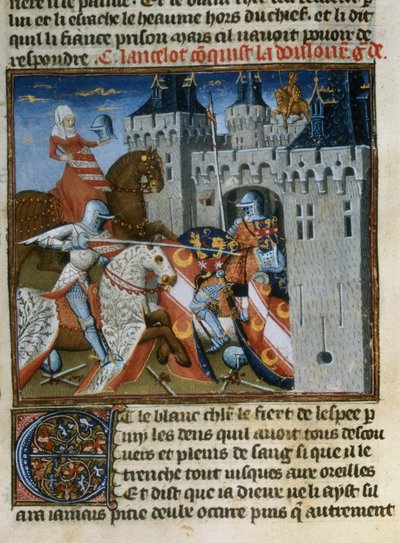 Bayan Fr 118 f.189v Sir Lancelot, Livre de Messire Lancelot du Lac