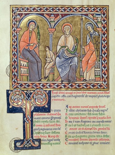 Ms 1041 f.1v Satyricon