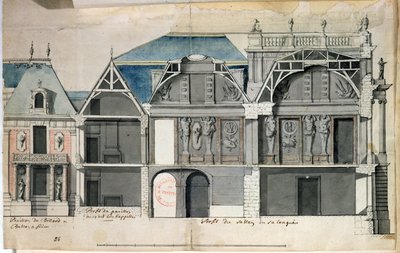 Ms 130736 Louis Le Vau tarafından inşa edilen Chateau de Versailles