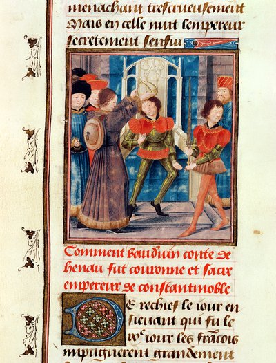Ms 149 t.3 fol.183v Baldwin I (1171-1205) Hainaut