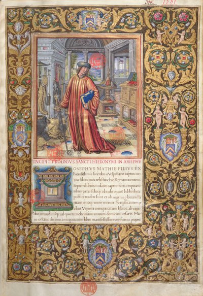 Bayan 1581 f. 001 Flavius Josephus çalışmasında, Flavius Josephus
