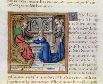 Ms 17 Esther, Vie des Femmes Celebres