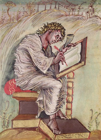 Ms 1 fol.18v St. Matta, Ebbo İncilleri