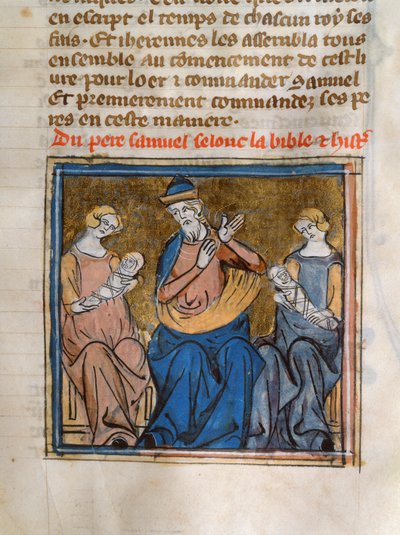 Bayan 22 Samuel ve oğulları Yoel ve Abiya by French School