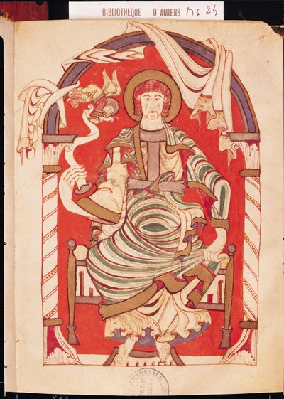 Ms 24 fol.15 St. Matta, Corbie Manastırı İncili