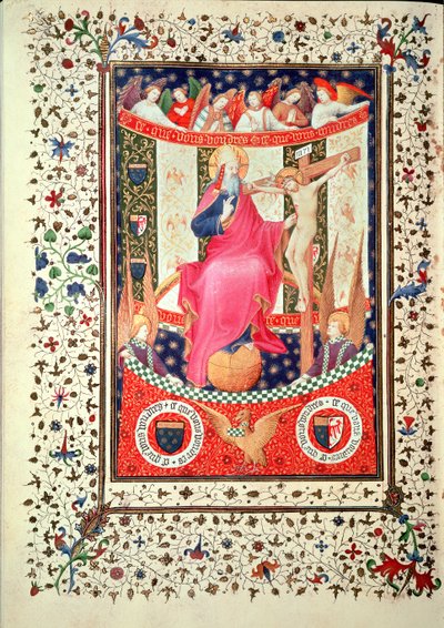 Ms 2 f.18v The Trinity, Boucicaut Hours
