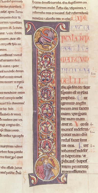 Ms 2 fol.175 t.2 Saint-Andre aux-Bois Manastırı İncil