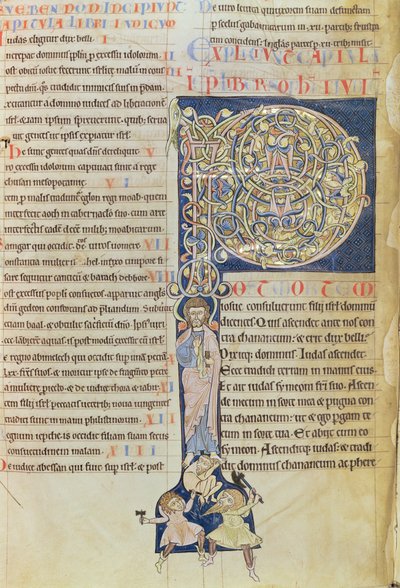 Ms 2 fol.3v t.1 Saint-Andre aux-Bois Manastırı İncil