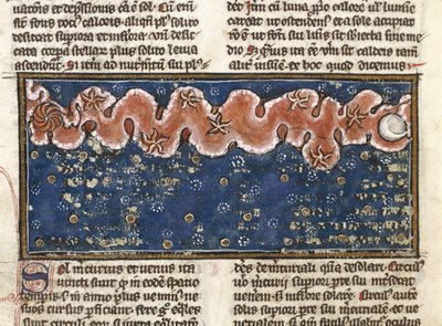 Ms 320 Fol.192r Gezegenler, Thomas van Cantimpre (1201-72) tarafından 