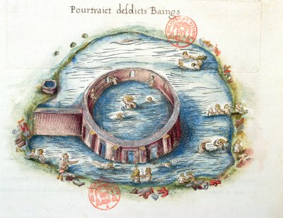 Ms 3242 The Baths of Bourbon-Lancy, Generale Description du Bourbonnais