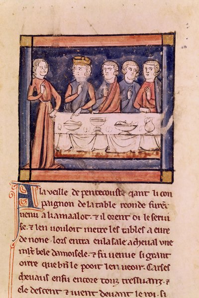 Bayan 3347, 214 Pentekost Arifesinde ..., Livre de Messire Lancelot du Lac'tan by French School