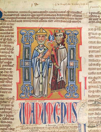 Ms 354 fol.9 Decretum Gratiani