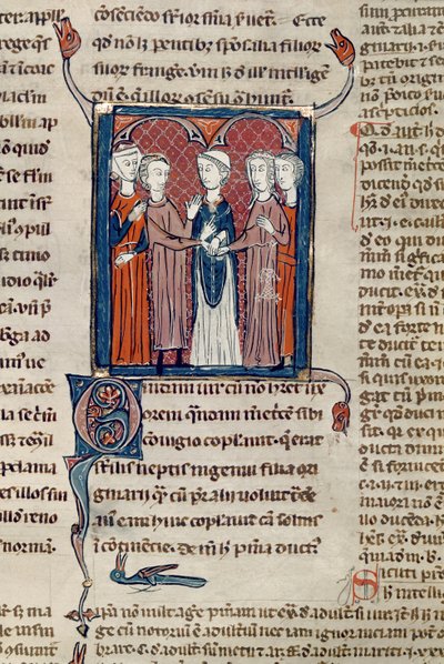 Ms 372 fol.168 Bir Evlilik Sahnesi, Decrets de Gratien