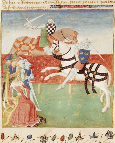 Ms 527 fol.40v Roman du Saint Graal