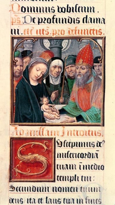 Ms 60 fol.25r Odoart de Bersacques koleksiyonlarından oluşan bir koleksiyondan İsa