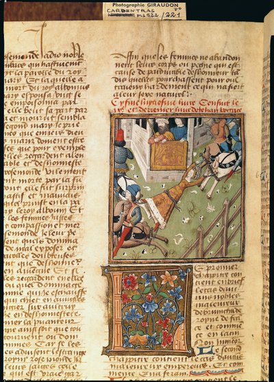 Ms 622 fol.221v Brunhilda