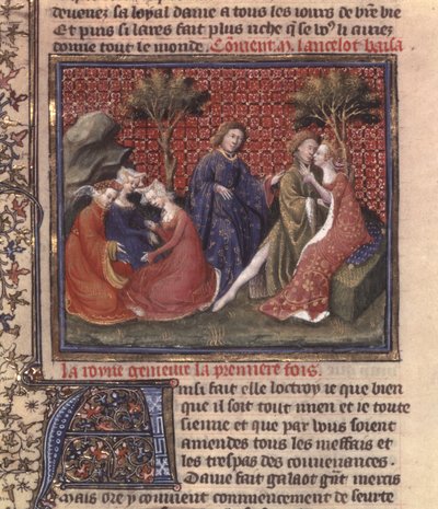 Bayan Fr 118 fol. Kutsal Kase ve Arthur