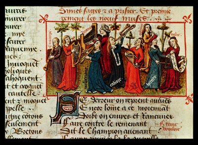 Ms Fr 12476 Fol.109v Martin le Franc tarafından yazılan Le Champion des Dames