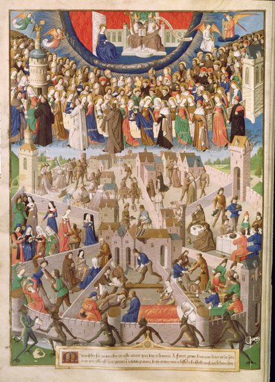 Ms Fr 18 Fol.3v The City of God, St. Augustine