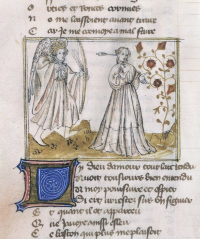 Ms Fr 805 fol.13v Le Roman de la Rose