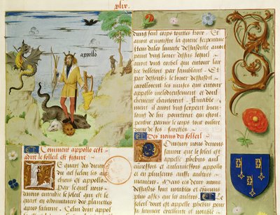 Ms Fr 9197 Fol.49 Apollo, Python