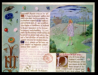 Ms Fr 9197 fol. 187 Pan, Book of Chess DAmour'dan by French School