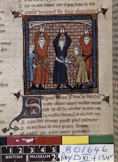 Bayan Roy 20 D XI fol.134v Vivian ve Diğerleri, 