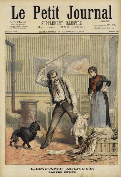 Küçük bir çocuğun öldürülmesi, Fransa, 1897 by French School