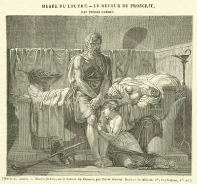 Louvre Müzesi, Marcus Sextus veya Yasaklananın Dönüşü (gravür) by French School
