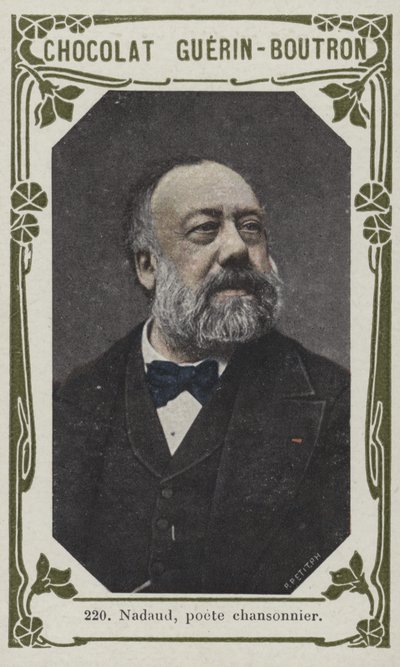 Nadaud, poete chansonnier (renkli fotoğraf) by French School