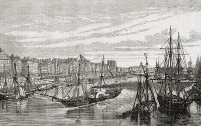 Nantes, Fransa, 18. yüzyılda, Louis Blanc (1811-82) tarafından 