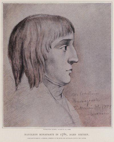 1785 yılında Napolyon Bonapart by French School