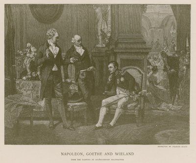 Napolyon, Goethe ve Wieland by French School